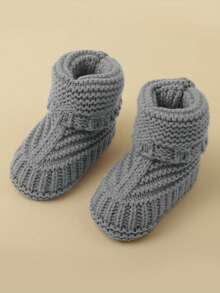 1/2/3 Pairs Autumn/Winter Knitted Socks, Newborn Baby Gift, Comfortable Versatile Soft Infant Socks, Knitted Socks 0-1Y - Multicolor - View 25