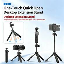 Portable Adjustable Phone Tripod Stand - Quick Installation Smartphone Holder, Suitable For Live Streaming, Vlog, Video Recording, Photography And Indoor/Outdoor Use, Compatible With Most Smartphones - View 5
