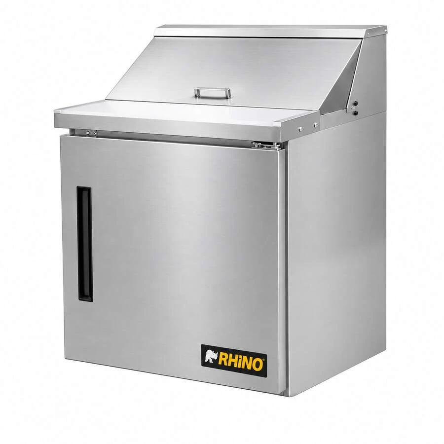 Mesa refrigerada de preparación 201 L con insertos GN MERSAL-27 RHINO - Tipo de Enchufe B USA (110-127V) - Ver 1