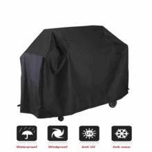 210D Oxford Cloth Outdoor BBQ Grill Cover, Waterproof & Dust-Proof Protective Cover, Multiple Sizes Universal Garden Grill Cover - A - View 8