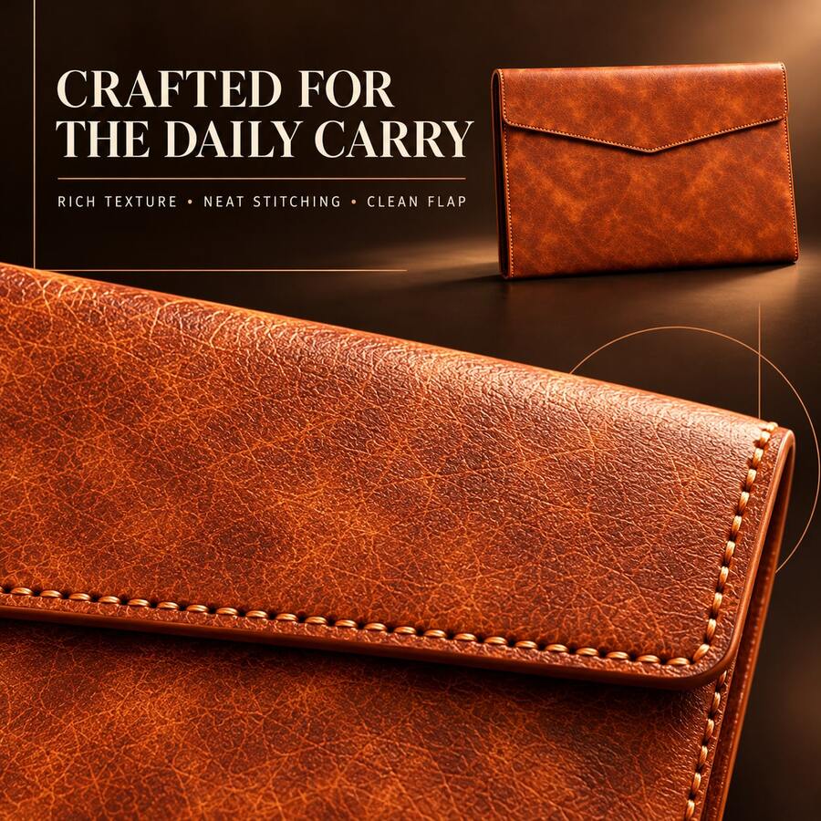1PC Skin Texture Leather Document Bag A4 Official Document Bag Korean Edition Archive Bag Advertising Document Bag - Random - View 1