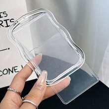 Card Holder With Spring String Credit Card Sleeves Clear Water Card Sleeves Clear Card Protectors - White - View 3