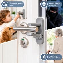 3M Baby Door Handle Lock Child Proof Latch Adhesive Installation Universal Door Knob Handle Lock For Kids And Pets - Multicolor - View 5