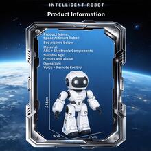 Space-Themed Programmable Smart Robot, Voice Control & Remote Control Dual Mode, Interactive Human-Robot Interaction, One-Key Auto Demo Function, LED Eye Light Effects, Storytelling, Singing & Dancing, STEM Educational Toy, Children's Companion Toy, Halloween Christmas Birthday Gift - Multicolor - View 13