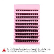 MEM 168/120pcs D Curl Wide Band Cluster False Eyelashes (8-16mm, Voluminous), Suitable For Daily Wear, Travel, Wedding, Date, Party, Music Festival And Holiday Looks (Halloween, Christmas) - D - View 8