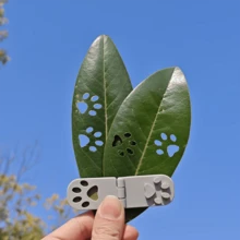 1pc Pet Paw Print Embossed Stamp | Unique Handmade Art Tool, Suitable For Leaf Stamps And Pet Memorial Gifts, Perfect Gift For Pet-Loving Friends - Pet Paw Embossing Stamp - View 5