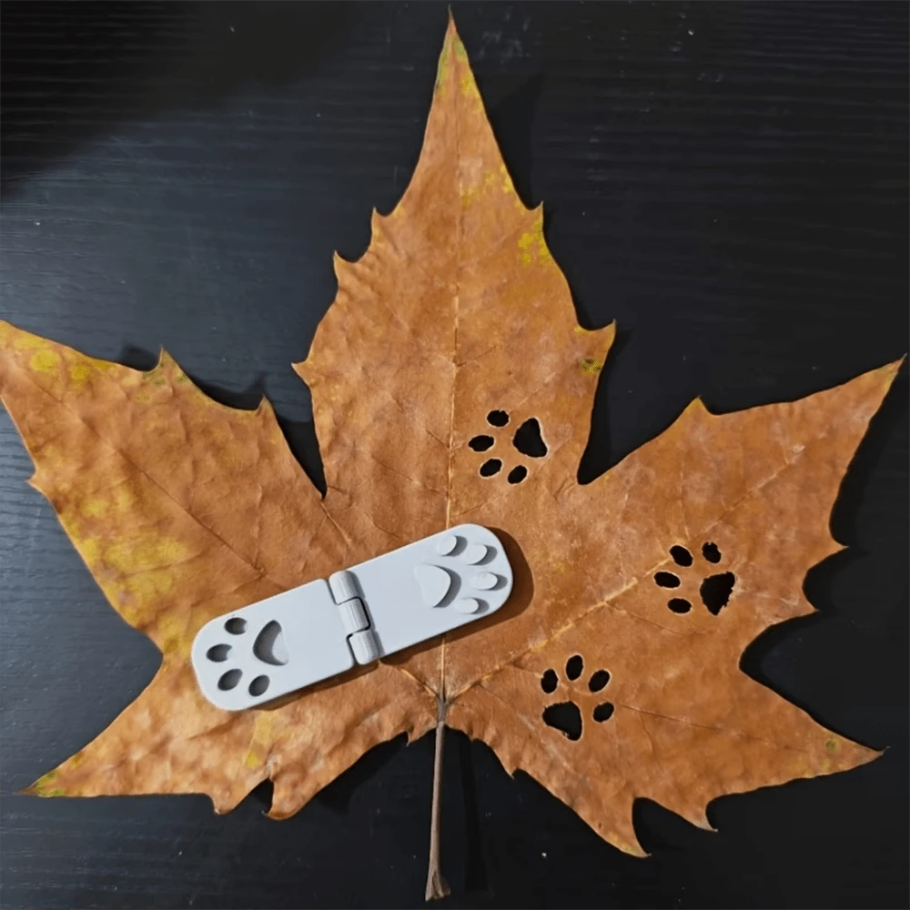 1pc Pet Paw Print Embossed Stamp | Unique Handmade Art Tool, Suitable For Leaf Stamps And Pet Memorial Gifts, Perfect Gift For Pet-Loving Friends - Pet Paw Embossing Stamp - View 1