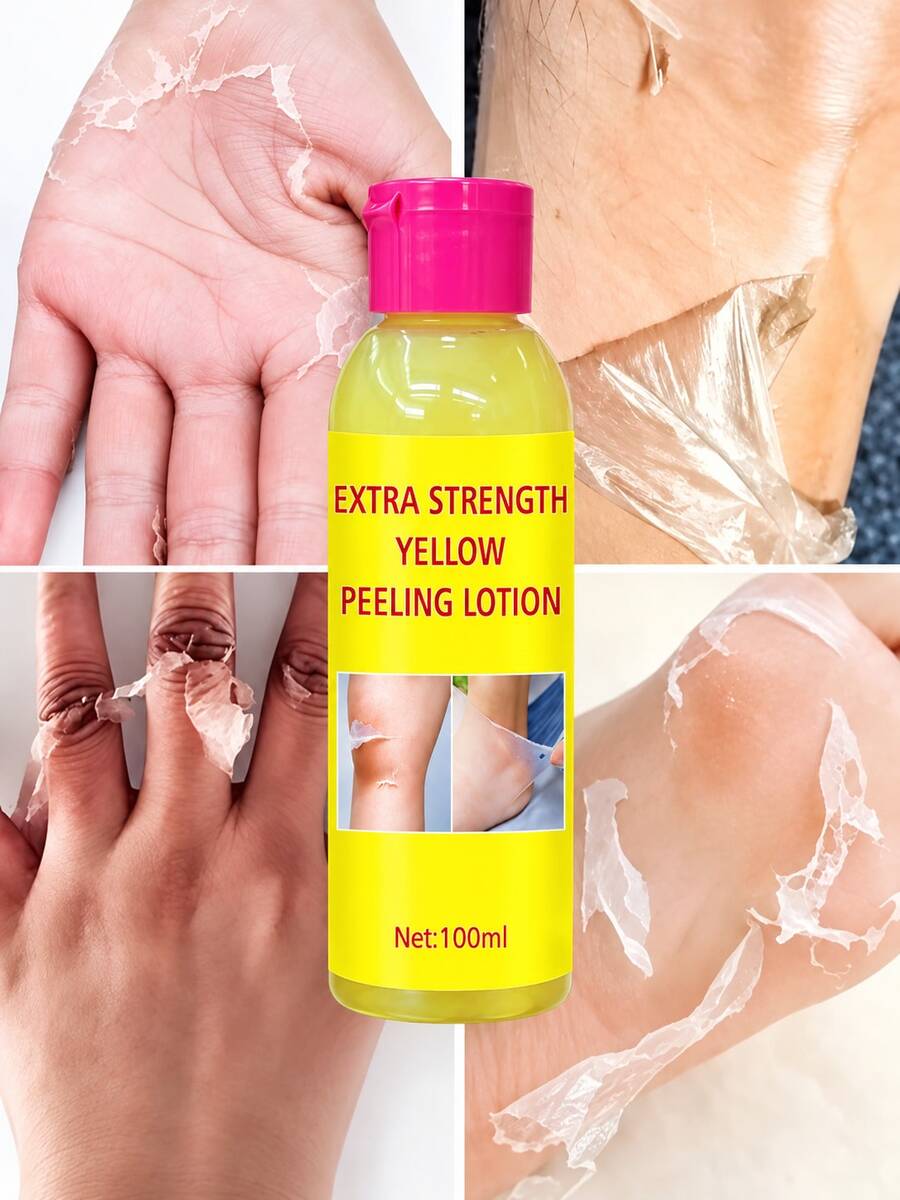 強效黃色去角質乳液 100ml，深層去角質去除死皮、淡化黑斑、改善膚色不均、美白亮膚，適用於臉部與身體