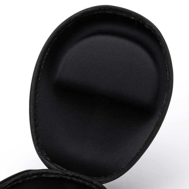 Reletech Hard EVA Headphone Carrying Case, Shock‑Proof Portable Over‑Ear Headset Storage Bag, Protective Travel Zipper Pouch Compatible With Most Large Size Over‑Ear Headphones - Black - View 1