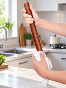2pcs Solid Wood Rolling Pin 7.87 Inch Small Size Rolling Pin For Home Use Dumpling Skin/Baking Rolling Pin Special Non-Stick Dough Easy To Store Beginner Kitchen Tool - Multicolor - View 9