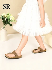 Shurei Classic Children's Foot Slippers, Simple Fashion Open Toe Casual Children's Sandals, Suitable For Children's Beach Vacation And Daily Beach Wear - Khaki - View 5