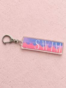 7pcs ARIRANG Song Acrylic Keychains, Y2K Retro Street Style, English Song Name Print, K-Pop Backpack Pendant, Car Key Ring Accessory, Ideal Gift For ARMY Fans Friends - Multicolor - View 10