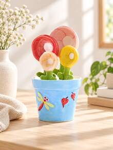 1 Set Sendok Bunga Kupu-kupu Lucu, Sendok Takar Kue, Sendok Pengukur Kelopak, Sendok Garam Gula Kecil Keramik Dapur Rumah Tangga dengan Alas - MultiWarna - View 9