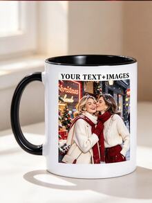 Personalized Photo Mug, Custom Picture And Text Coffee Cup, 11oz/15oz Ceramic Mug, Add Your Own Image And Message, Custom Gift For Best Friend, Couples, Mom, Dad, Birthday, Christmas, Anniversary And Holiday - Normal - View 7
