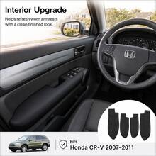 Fits CR-V 2007-2012 Car Door Handle Armrest Panel Cover, Front And Rear Door 4pcs Set Door Panel Trim, Original Equipment Replacement Parts. - 5-door Model - View 7
