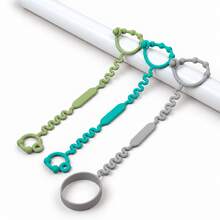3pcs Silicone Lanyard Adjustable Stroller-Baby Toy Anti-Loss Strap - 2026 Autumn/Winter Baby Gift - Christmas - Thanksgiving Gift - Suitable For Strollers, High Chairs, Car Seats - Multicolor - View 10
