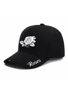 1pc/2pcs Floral Pattern Printed Unisex Street Style Outdoor Sports Baseball Cap & Crossbody Bag, Adjustable, Gift For Yourself Or Friends - Multicolor - View 6