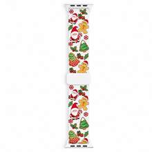 1pc Christmas Nylon Printed Band 2026 With Magnetic Buckle Compatible With Apple Watch 40mm, 38mm, 41mm, 42mm, 44mm, 45mm, 46mm, 49mm - Christmas - View 11