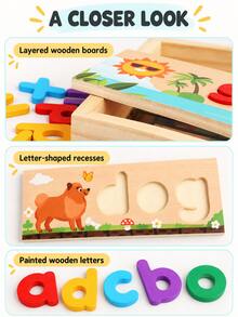 3-5 Years Old Children's Customizable Spelling Learning Toy, Letter Spelling Game, Literacy Game - Multicolor - View 10