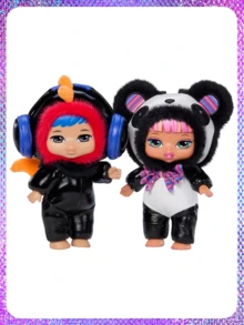 MGA Entertainment Bratz Bratziez Tokyo A Go-Go Seriez Plush Blind Box, Charm Clip & Accessory Included, Random Collectible Character, Mystery Surprise Toy, Fan Gift, Not Edible(Random 1pc) - Multicolor - View 6