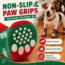 New Christmas Pet Socks, Parent-Child Style Dog Socks, Warm And Anti-Slip Dog Socks - Multicolor - View 3