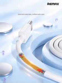 REMAX RP-W58 15W 磁吸無線充電器，薄型便攜充電墊，強力磁吸吸附，USB-C 輸入，適用於智慧型手機快速無線充電，適合居家、辦公室、桌面與旅行的輕巧設計 - 白色 - 查看 4