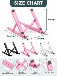 1pc Multi-Function Adjustable Phone Stand, Telescopic & Flexible Tablet Desktop Support, Creative Decoration, Charging Friendly, Anti-Slip Design, Suitable For Multiple Scenarios, Ideal Christmas Gift, Suitable For Office Desk, Home, Car And Office - Ideal Choice For Tech Enthusiasts And Students, Comes With Storage Rack And Cable Clip, No Drilling Required, No-Damage Adhesive, Universal Fit, Suitable For Multiple Countries/Regions - Multicolor - View 5