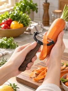 Sharp Stainless Steel Blade, Soft Comfortable Handle, Suitable For Peeling Cucumber, Apple, Potato, Dishwasher - Multicolor - View 9