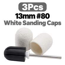 3Pcs Nail Sanding Caps Set, 2Pcs 10/13mm 80 Grit Colorful Sanding Caps With 1 Mandrel For Electric Nail Drill Manicure - Multicolor - View 28