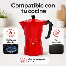Moka Pot - Red - View 3