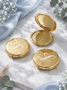 Personalized Cloud-Shaped Portable Makeup Mirror, Customized Compact Mirror, Double-Sided Pocket Mirror, Bridesmaid Gift, Bridal Shower Birthday Gift - Multicolor Lettering Film Mirror - View 4