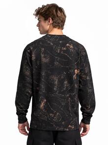 Nike New Men's Comfortable Versatile Sports Casual Long Sleeve T-Shirt - Black - View 2