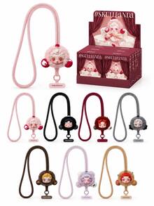 SKULLPANDA "You Found Me" Series Premium Phone Wrist Strap Fashion Design, Skullpanda Toy Blind Box Collection, Daily Carry Anti-Drop Wristband, Anti-Loss Accessory Pendant, Suitable For Most Phones, Birthday, Anniversary, Christmas Gift - Multicolor - View 2