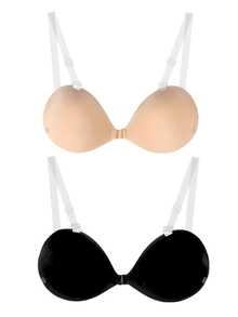 2/1pc Women's Lingerie And Accessories Set, Push-Up Non-Slip Anti-Sagging Bra, Medium Thick Padded Cup (3cm) - Multicolor - View 10