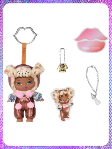 MGA Entertainment Bratz Bratziez Tokyo A Go-Go Seriez Plush Blind Box, Charm Clip & Accessory Included, Random Collectible Character, Mystery Surprise Toy, Fan Gift, Not Edible(Random 1pc) - Multicolor - View 10