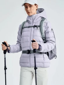 CAMEL CROWN Unisex Lightweight Down Jacket, Standard Length Packable Padded Coat For Men And Women, Warm Quilted Winter Jacket For Casual Outdoor Wear - Dolomite - View 3