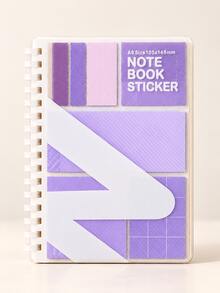 Soft Pastel Sticky Notes Notebook Set With Index Tabs, Colorful Memo Pads, Lined Pages, Thick Paper Stationery For Students, Office Notes, Daily Planning, Travel Journaling, Workout Tracking, To-Do Lists, Study Reminders & Desk Organization - Multicolor - View 15