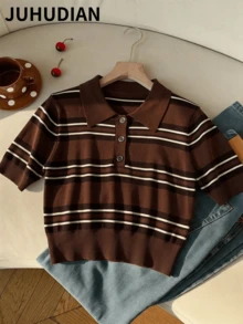 Women T-Shirts - Burgundy - View 5