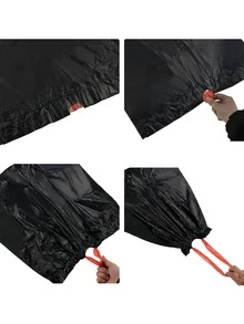 55/110pcs Bathroom Trash Bags, Thickened Durable Disposable Garbage Bags, Suitable For Home, Office, Bedroom And Other Places, Multi-Color Household And Outdoor Trash Can Liners, Leak-Proof Design, Suitable For Car, Office, Pet Waste Disposal. Stain-Resistant And Labor-Saving, Multi-Color Kitchen, Bathroom, Home Use Trash Bags. - Trash Bag - View 3