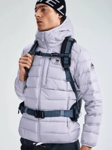 CAMEL CROWN Unisex Lightweight Down Jacket, Standard Length Packable Padded Coat For Men And Women, Warm Quilted Winter Jacket For Casual Outdoor Wear - Dolomite - View 2