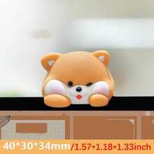 5pcs/1pc New Office Computer Decoration Ornaments, Cute Duck, Rabbit Tablet Decoration, Suitable For Computer Desktop Decoration, Car Fun Ornament - Best Gift For Friends Birthday Graduation, Free Adhesive Sticker - Multicolor - View 7