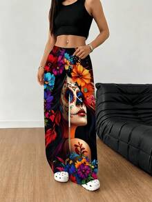 Women Pants - Multicolor - View 2