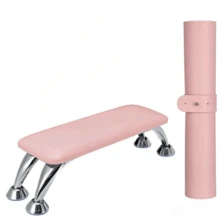 Large Manicure Table Mat With Armrest, PU Leather Ergonomic Manicure Support Pillow, Metal Frame, Waterproof And Non-Slip Manicure Table Mat, Suitable For Nail Salons And Home DIY Manicure Tools - Multicolor - View 15