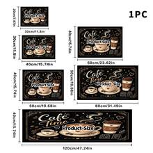 1件裝洗碗乾燥墊 咖啡機墊，復古黑板風 Coffee Time 圖案，含愛心裝飾咖啡杯與咖啡豆星星圖案，高吸水性，適用於餐桌、咖啡廳吧檯，多功能排水墊，居家禮品，桌面裝飾 - XYLSD-1182 - 查看 15