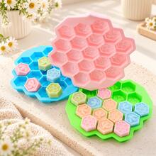 Zhonghui Mold Creative Hexagonal Honeycomb Silicone Mold Multi-Hole DIY Handmade Mold Suitable For Aromatic Candles, Soap, Ice Cubes, Elegant Appearance, Easy To Demold - Bee - View 8