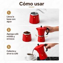 Moka Pot - Red - View 4