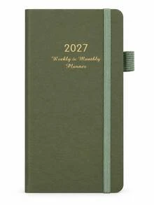 2027 Weekly & Monthly Planner, Hardcover Schedule Organizer With Monthly Index Pages, Elastic Closure & Pen Loop, Portable Agenda For Work, School, Travel & Fitness Planning, Time Management Notebook For Students & Office, Holiday Gift Idea - Multicolor - View 11