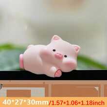 5pcs/1pc New Office Computer Decoration Ornaments, Cute Duck, Rabbit Tablet Decoration, Suitable For Computer Desktop Decoration, Car Fun Ornament - Best Gift For Friends Birthday Graduation, Free Adhesive Sticker - Multicolor - View 10