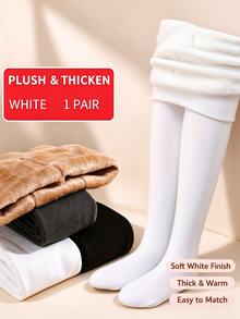 3pcs/Set Solid Color Fashion Children's Dance Practice Tights, Elegant Soft Comfortable Tights, Suitable For All Seasons, Multiple Colors Available - Multicolor - View 45