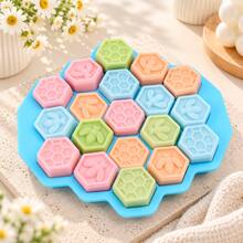 Zhonghui Mold Creative Hexagonal Honeycomb Silicone Mold Multi-Hole DIY Handmade Mold Suitable For Aromatic Candles, Soap, Ice Cubes, Elegant Appearance, Easy To Demold - Bee - View 3
